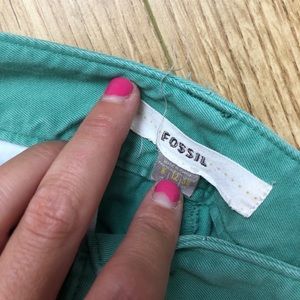 ⭐️ Fossil teal chinos